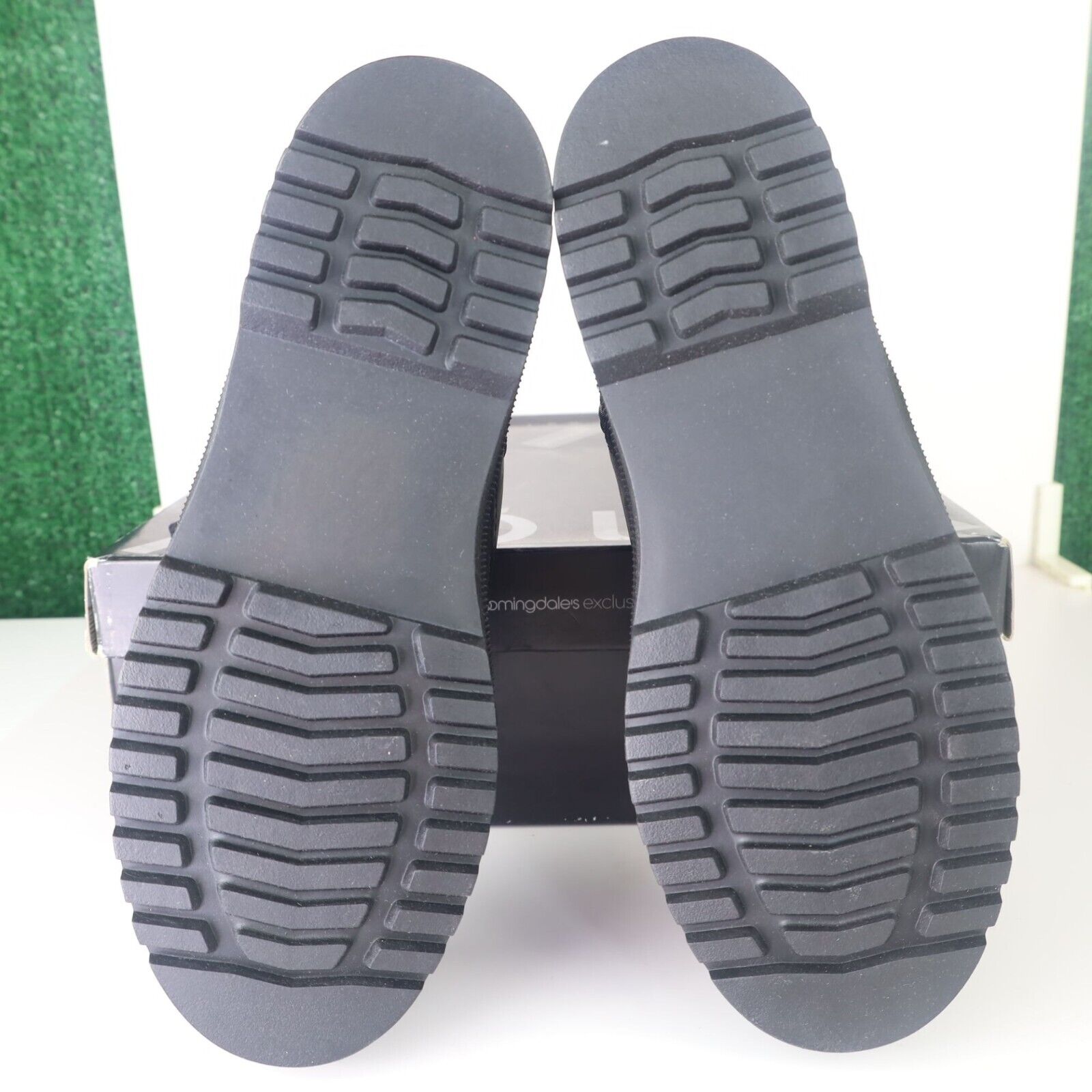 Aqua Logan Platform Hiker Boots Black