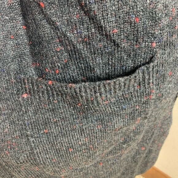 Madewell Donegal Kent Cardigan Sweater Coziest Yarn Black XS- 0372