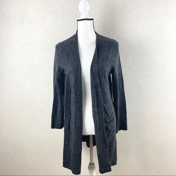 Madewell Donegal Kent Cardigan Sweater Coziest Yarn Black XS- 0372