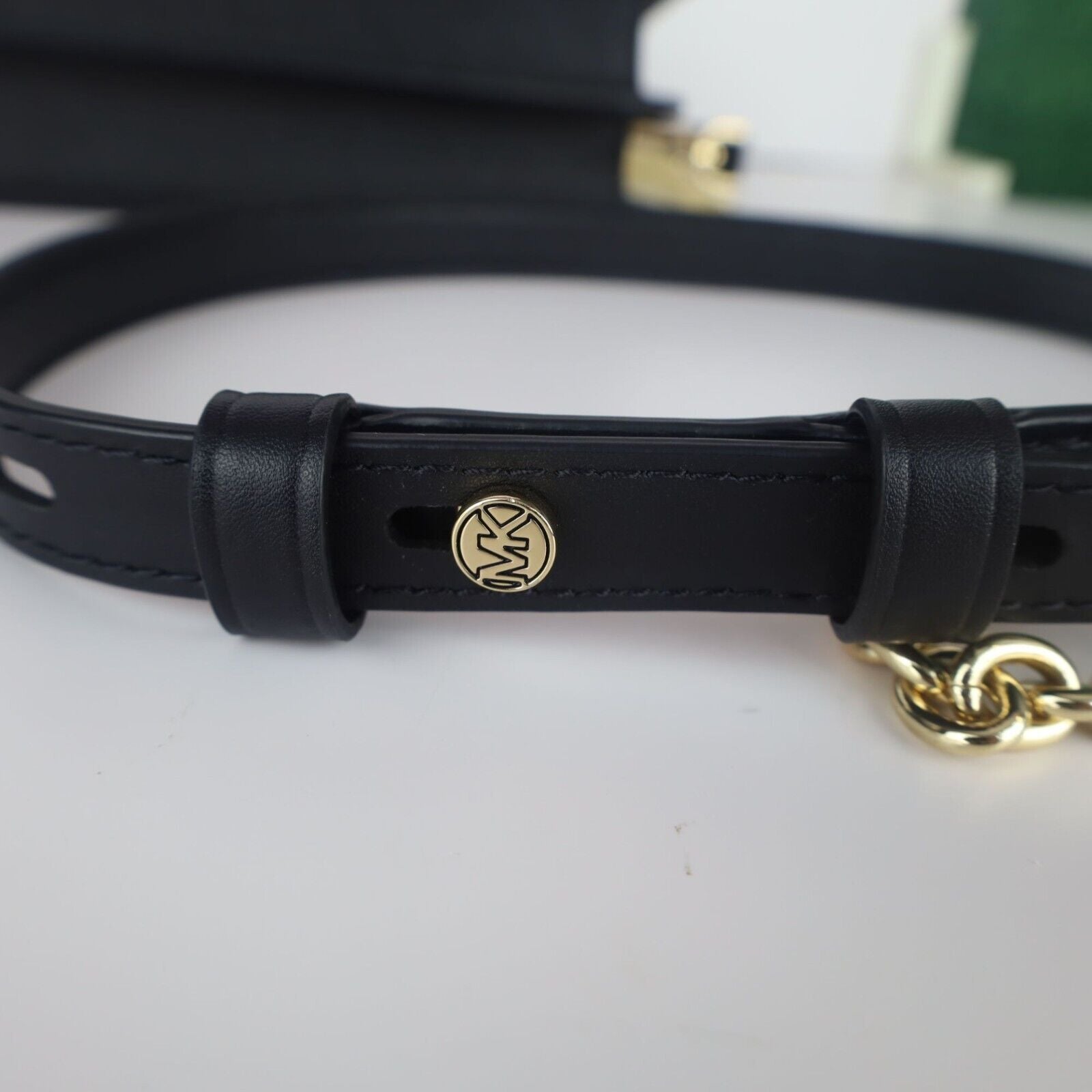 Michael Kors Greenwich Medium Leather Shoulder Bag